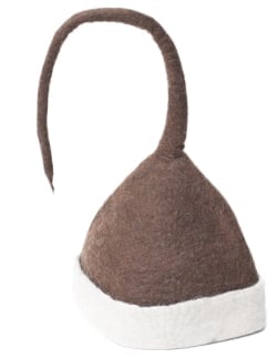 ヒマラヤ星人の帽子 【茶×白】 - サブ2