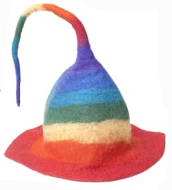 ヒマラヤ星人のチューリップ帽 【レインボーハット】 - サブ3