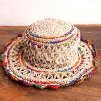 ヘンプとコットンのカラフルハット(NP-HMPHAT-331)