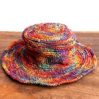 ヘンプのレインボーハット