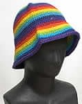 虹色コットンハットの商品写真