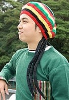 フェイクドレッド付きジャマイカハット