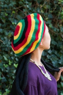 フェイクドレッド付きジャマイカハット - サブ2