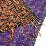 【1点物】インドのカンタ刺繍スカーフ （195cm×50cm）の商品写真