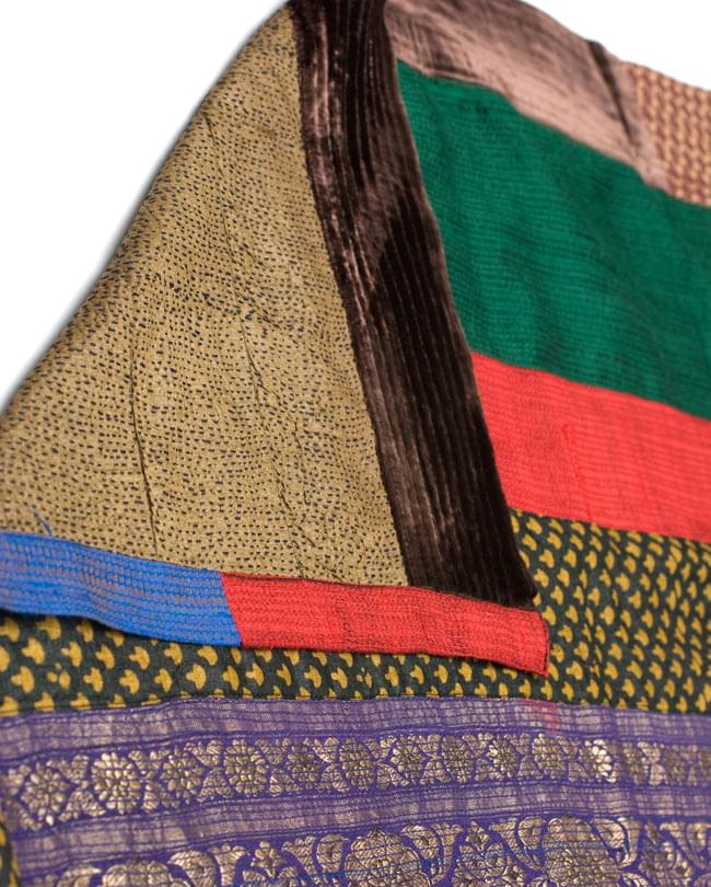 1点物・インド最高級品】インドのカンタ刺繍ストール の通販[送料無料