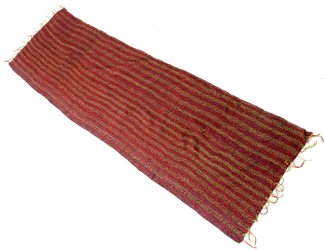 【1点物】インドのカンタ刺繍スカーフ （180cm×50cm）の商品写真