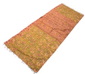 【1点物】インドのカンタ刺繍ショール （215cm×82cm）の商品写真