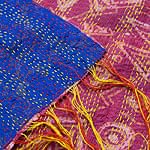 【1点物】インドのカンタ刺繍ショール （225cm×85cm）の商品写真