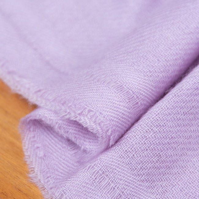 パシュミナ　カシミア100% 大判手織りストール - オーキッド 2 - ふんわりとした柔らかく素晴らしい肌触りが魅力的