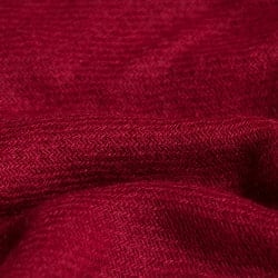 パシュミナ　カシミア100% 大判手織りストール - えんじ色 - サブ3