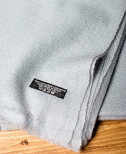 パシュミナ　カシミア100% 大判手織りストール - シュネー - サブ2