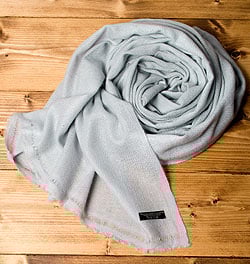 パシュミナ　カシミア100% 大判手織りストール - シュネー - サブ4