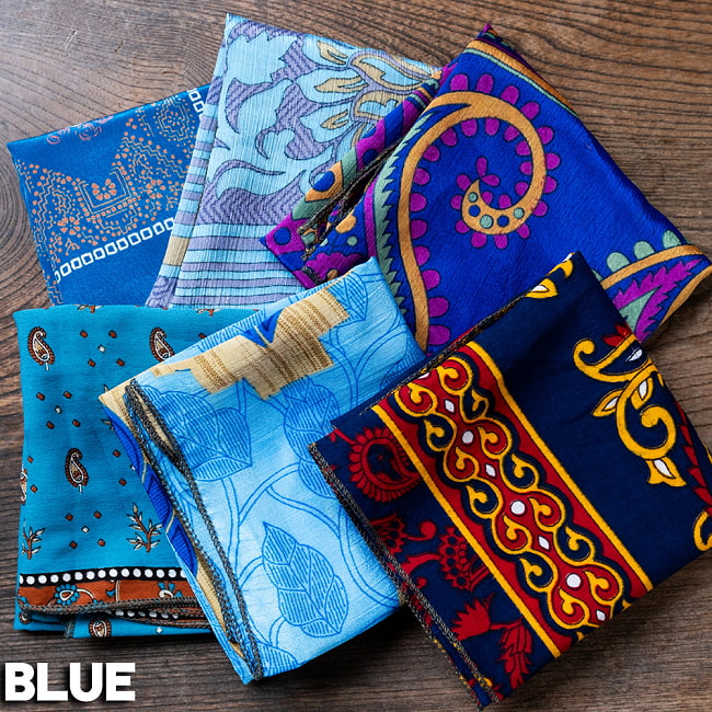 オールドサリーのスカーフ 約50cm×約50cmの選択用写真