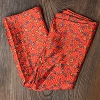 オールドサリーのスカーフ 約105cm×約105cm 【黄・オレンジ系】の商品写真