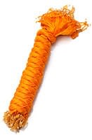 インドの薄ショール クリンクル ドゥパッタ - オレンジの商品写真