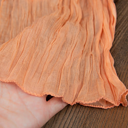 プレーン無地のインドのクリンクルストール - サブ3