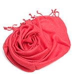 カディコットン風シンプルスカーフ- 赤の商品写真