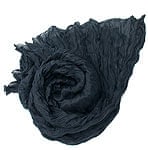 (プレーン) インドのクリンクルストール - 黒の商品写真