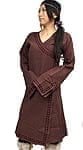 ネパール民族衣装風コート[茶色]の商品写真