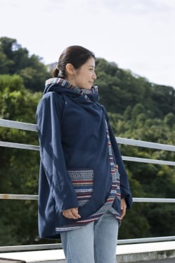 ネパールゲリラインのフリースジャケット - サブ3