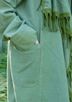 たっぷりフリンジのコットンジャケット - サブ5