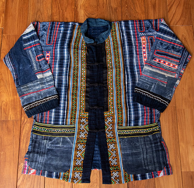 一点物】黒モン族の藍染刺繍ジャケット の通販[送料無料] - TIRAKITA.COM