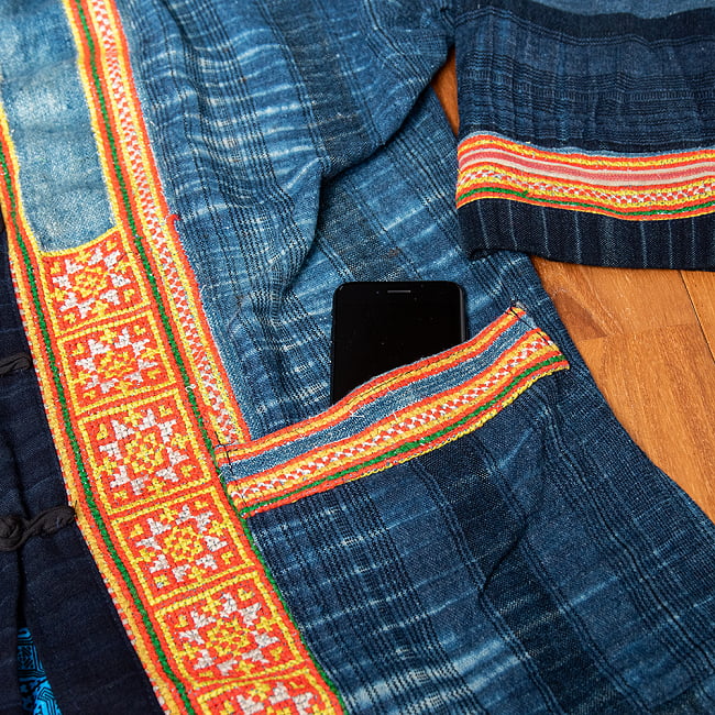 一点物】黒モン族の藍染刺繍ジャケット の通販[送料無料] - TIRAKITA.COM