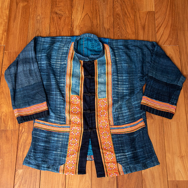 一点物】黒モン族の藍染刺繍ジャケット の通販[送料無料] - TIRAKITA.COM