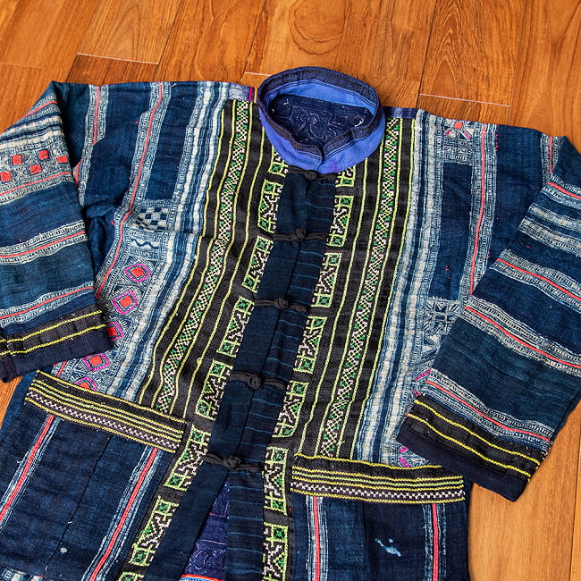 一点物】黒モン族の藍染刺繍ジャケット の通販[送料無料] - TIRAKITA.COM