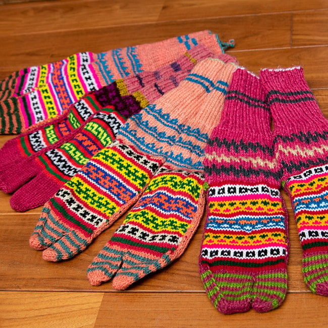 足元を優しく彩る マナリの靴下 - 足袋 18 - 11：ピンク