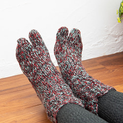 足元を優しく彩る マナリの靴下 - MIX - サブ4