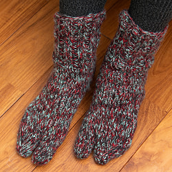 足元を優しく彩る マナリの靴下 - MIX - サブ5