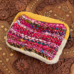 【5色展開】ヘンプとリサイクルシルクのポーチ - サブ2