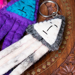 ニヒルないか？　フェルトの手作りキーホルダー - サブ3