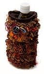 リサイクルシルクのドリンクホルダー - 薄茶色の商品写真