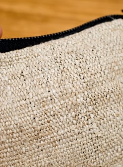 【5色展開】ヘンプとコットンのシンプルポーチ - サブ2