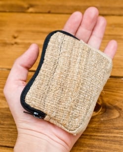 【5色展開】ヘンプとコットンのシンプルポーチ - サブ4