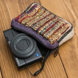 【5色展開】ヘンプとコットンのシンプルポーチ - サブ5