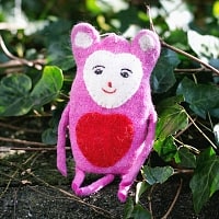 大きな愛の持ち主ネズモン - ピンクの商品写真