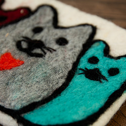 フェルトのスクエアポーチ - サブ3