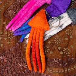 【自由に選べる3個セット】ニヒルないか？　フェルトの手作りキーホルダー - サブ4