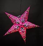 [インドクオリティ]星型ランプシェード - ピンクの商品写真