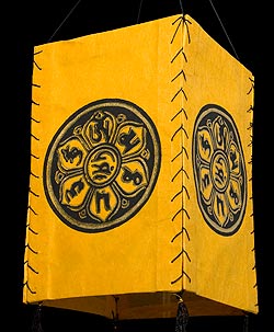 ロクタ紙ランプシェード（4面タイプ） - サブ2