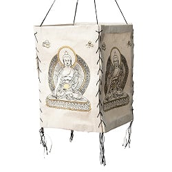 ロクタ紙ランプシェード【ブッダ】（4面タイプ） - サブ2