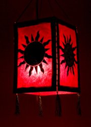 ロクタ紙ランプシェード【オーン】（4面タイプ）の商品写真