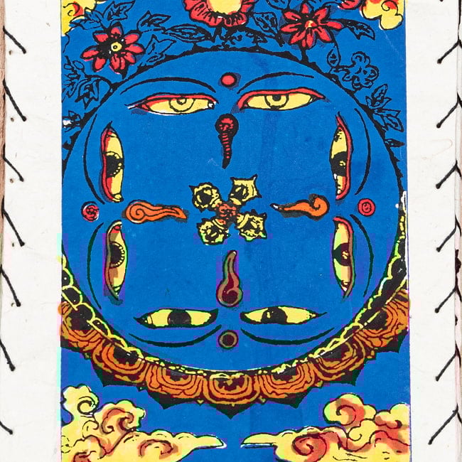 ロクタ紙 -四面ランプシェード 8 - デザイン2