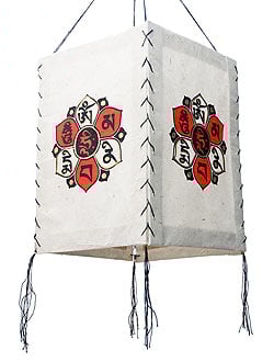 ロクタ紙 -四面ランプシェード - サブ2