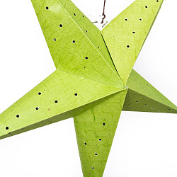 星型ランプシェード〔インドクオリティ〕 - 黄緑 - サブ2