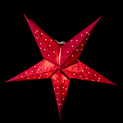 星型ランプシェード〔インドクオリティ〕 - ピンク - サブ3