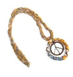 ピースマークのネックレス(大）の商品写真